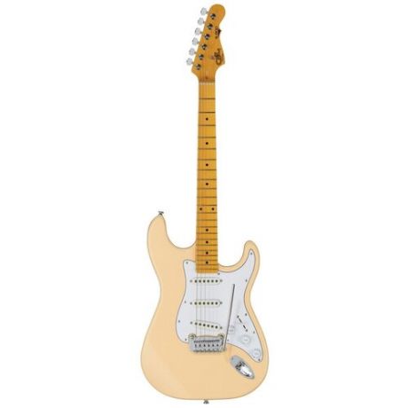 G&L Tribute S-500 Vintage White Jatoba электрогитара, цвет винтажный белый