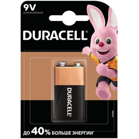 Батарея Duracell 6LR61-1BL Basic 9V 1шт