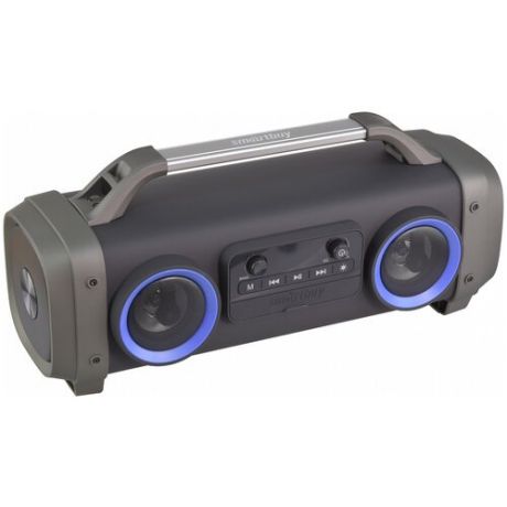 Колонка портативная Smartbuy Valkur, 22W, Bluetooth, AUX, FM, MP3, подсветка, черный