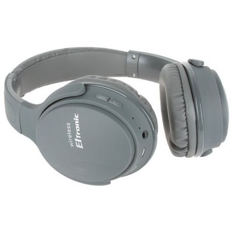 Наушники Eltronic Bluetooth/FM/Micro SD/AUX Grey 4466