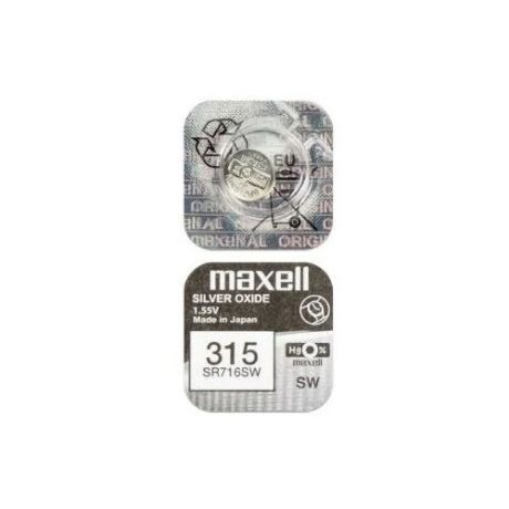 MAXELL Батарейка MAXELL SR716SW 315 0%Hg