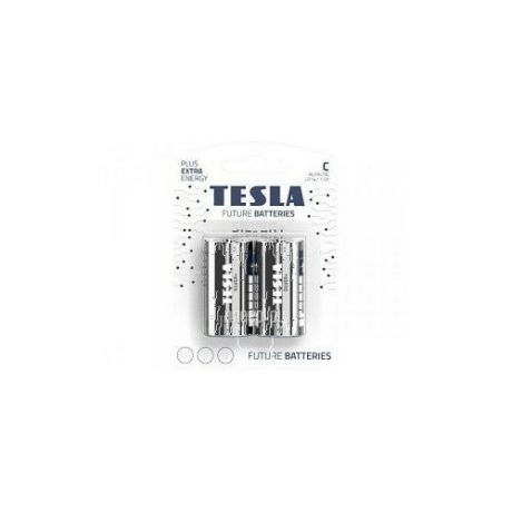 Батарейка C - Tesla Silver+ (2 штуки)
