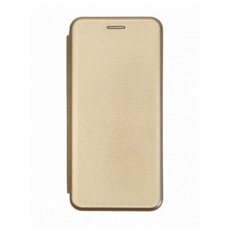 Чехол книжка с магнитом для Samsung A11 (золотой)