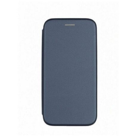 Чехол книжка с магнитом для Samsung S9 (темно-синий)