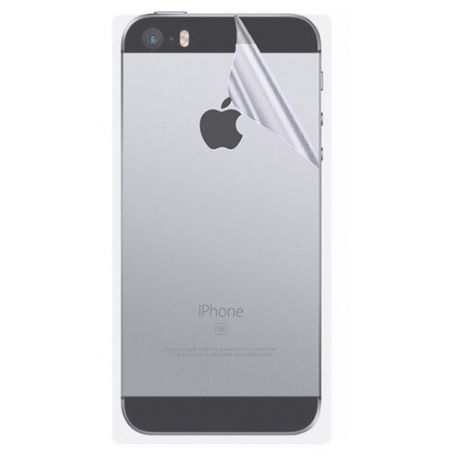 Гидрогелевая защитная пленка на заднюю крышку для Apple iPhone 5 / Противоударная бронированя пленка для Эпл Айфон 5 с эффектом самовосстановления
