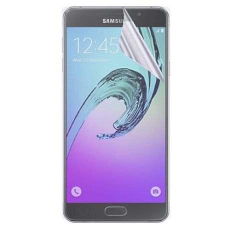 Гидрогелевая защитная пленка на весь экран для Samsung Galaxy A7 2016 / Противоударная бронированя пленка для Самсунг Галакси А7 2016 с эффектом самовосстановления