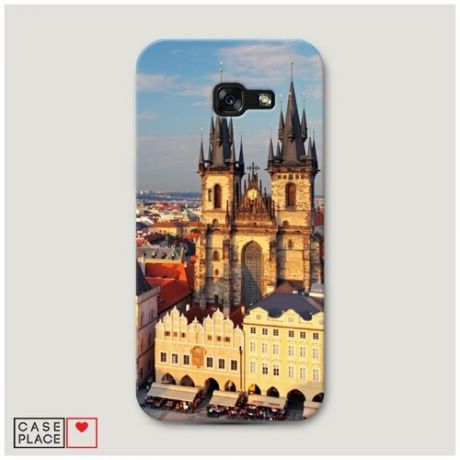 Чехол Пластиковый Samsung Galaxy A5 2017 Прага готический собор