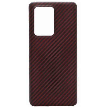 Кевларовый чехол DiXiS Carbon Case для Samsung S20 Plus (RS20+-CM) матовый красный