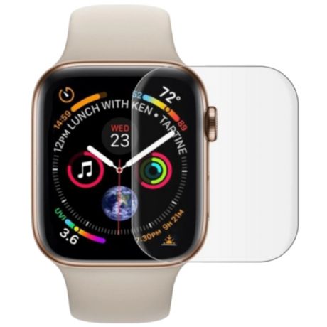 UV Защитное стекло Apple Watch 42 мм, полная проклейка , прозрачное с UV-лампой и клеем / ультрафиолетовая лампа