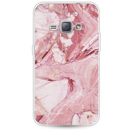 Силиконовый чехол Розовый кварц на Samsung Galaxy J1 2016 / Самсунг Галакси Джей 1 2016