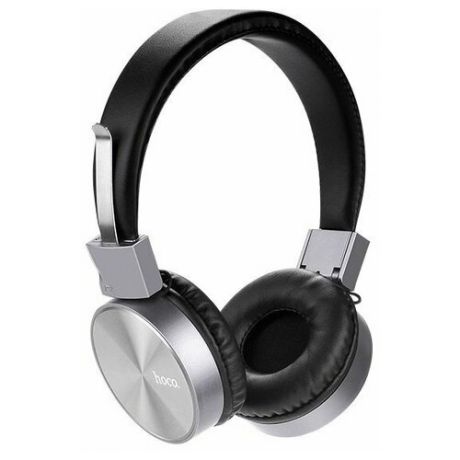 Наушники полноразмерные Hoco W2 Headset с микрофоном (3.5 мм), черный