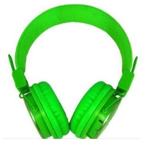 Наушники полноразмерные L-PRO 8809 . встроенный MP3 плеер , зелёные