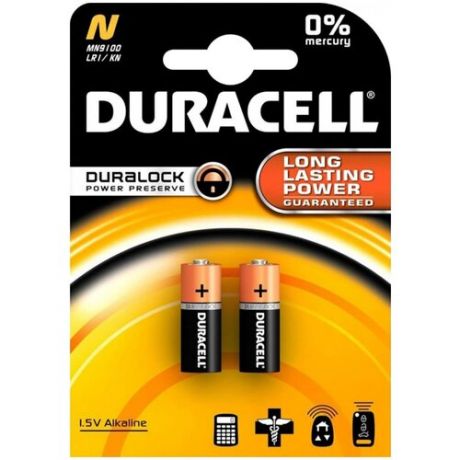 Батарейка Duracell N-LR1 2 шт.