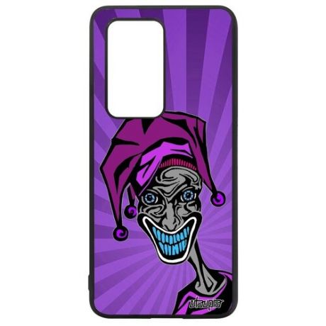 Защитный чехол на смартфон // Huawei P40 Pro // "Джокер" Шут Комиксы, Utaupia, фиолетовый