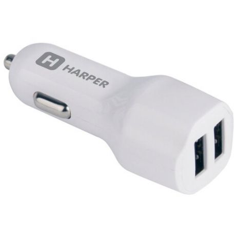 Автомобильное зарядное устройство USB HARPER CCH-6220 White
