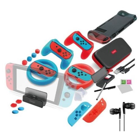 Набор аксессуаров iPega «Accessories Bundle» 36 в 1 (PG-SW032) (Nintendo Switch)
