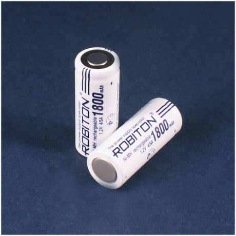 Аккумуляторы на 1800мАч тип 4/5А на 1.2В с плоским контактом под пайку - 1800MH4/5A-2 SR2 (ROBITON) (код заказа 13797 )