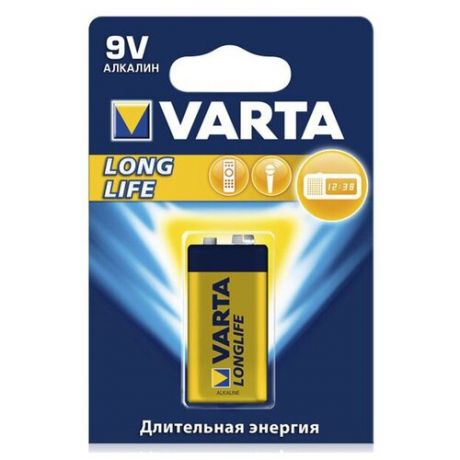 Батарейка крона Varta Longlife 6LR61 1BL 4122