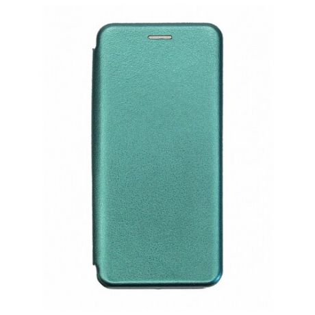 Чехол книжка с магнитом для Samsung J2 Pro (2018) (темно-зеленый)