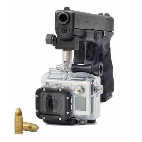 Крепление на оружие Mini Pistol Rail Mount 20mm для GoPro, Xiaomi, SJCAM, EKEN