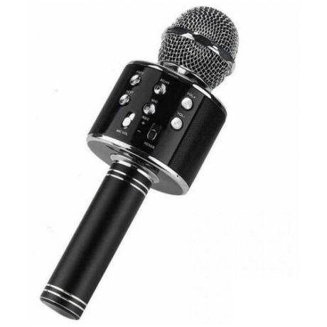 Беспроводной караоке-микрофон WS-858 (черный)