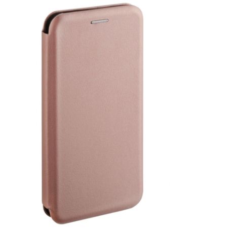 Чехол книжка розовое золото для Samsung Galaxy A03S 2021 A037F с магнитным замком, с подставкой и карманом для карт или денег / чехол книга