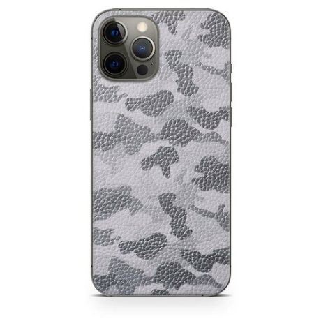 Наклейка из кожи FBR Skinz Camouflage для Apple iPhone 12 Pro Max серебряный