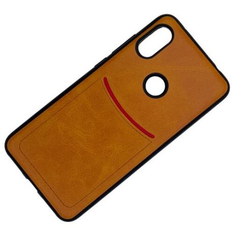 Чехол ILEVEL с кармашком для Xiaomi Redmi NOTE 5 PRO коричневый