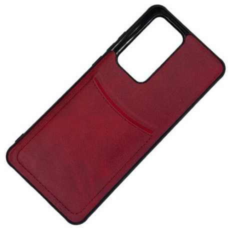 Чехол ILEVEL с кармашком для Huawei P40 красный