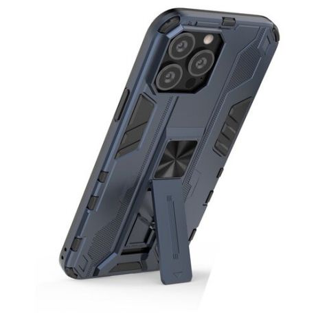Противоударный чехол KNIGHT Case для iPhone 13 Pro Max синий