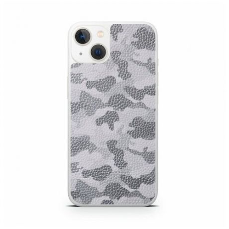 Наклейка из кожи FBR Skinz Camouflage для Apple iPhone 13 mini серебряный