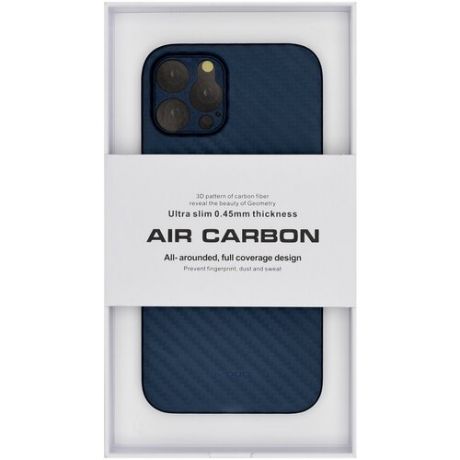 Чехол для iPhone 12 Pro Премиум класса AIR Carbon Синий