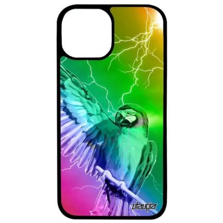 Красивый чехол на смартфон // Apple iPhone 13 Pro Max // "Попугай" Дизайн Ара, Utaupia, цветной