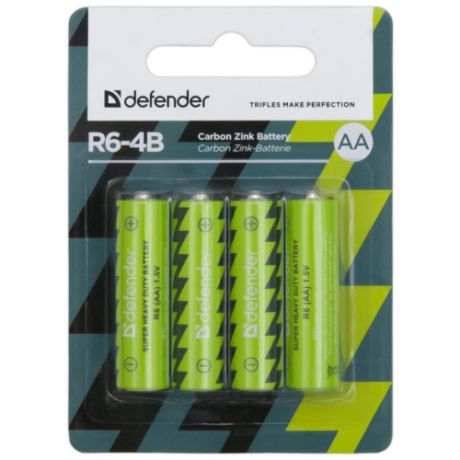 Батарейки Defender R6-4F