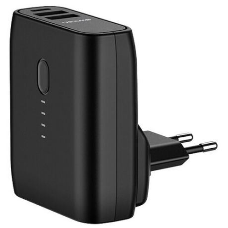Внешний аккумулятор с зарядкой Usams PB11 Dual USB Charger Power Bank 2 в 1 5000 mah (US-CD71)