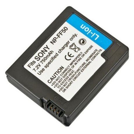 Аккумуляторная батарея NP-FF50 для видеокамеры Sony DCR-HC1000, DCR-IP1, DCR-IP200K, DCR-IP210, DCR-IP220, DCR-IP45, DCR-IP5, DCR-IP55