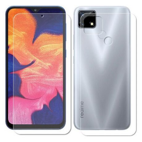 Гидрогелевая пленка LuxCase для Realme 7i 0.14mm Front and Back Transparent 86593