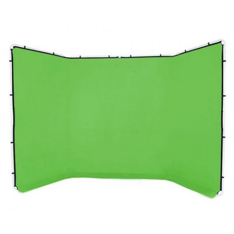 Профессиональный зеленый хромакей панорамный фон Lastolite LL LB7622 на алюминиевой раме (2,3х4 м)