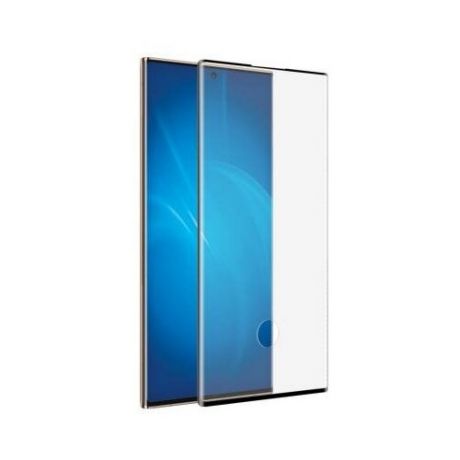 DF Закаленное стекло 3D с цветной рамкой (fullscreen+fullglue) для Samsung Galaxy Note 20 Ultra DF sColor-104 (black)