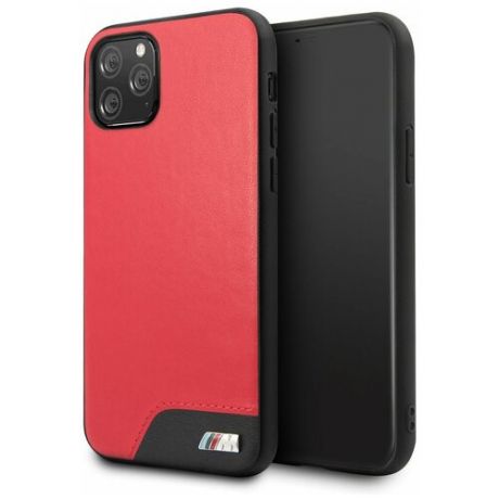 Чехол BMW для телефона iPhone 11 Pro серия M-Collection | TPU силикон красный