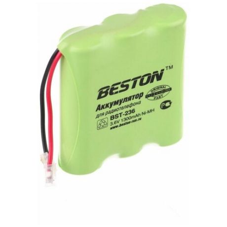 Аккумулятор BESTON BST- T236 (Panasonic HHR-P501, GP T-236), 3.6 В, 3хАА, 1300 мАч, NiMH BL1