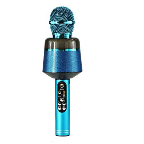 Микрофон беспроводной Q008 Blue