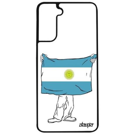Необычный чехол для смартфона // Samsung Galaxy S21 // "Флаг Кот-д