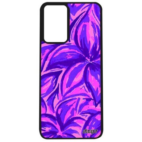 Чехол на смартфон // Samsung Galaxy A32 // "Цветочный узор" Бутон Дизайн, Utaupia, фиолетовый