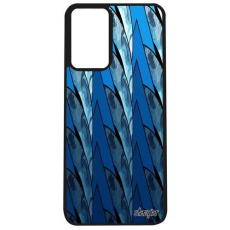 Дизайнерский чехол для // Samsung Galaxy A52 // "Восход" Закат Солнце, Utaupia, синий