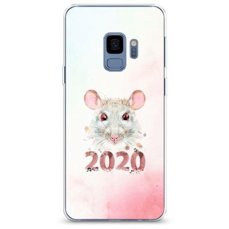 Силиконовый чехол "Год крысы 2020" на Samsung Galaxy S9 / Самсунг Галакси С9