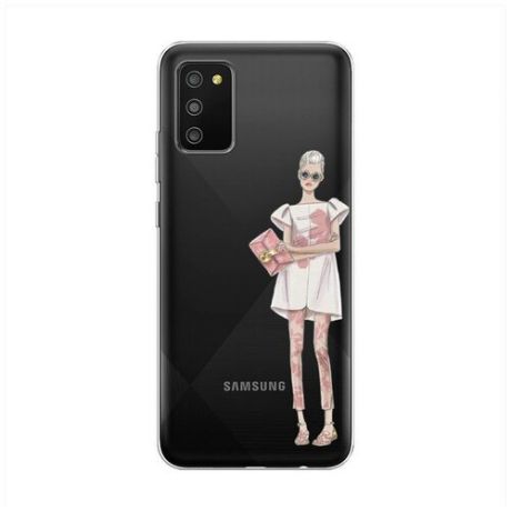 Силиконовый чехол "Мама с малышом" на Samsung Galaxy A02s / Самсунг Галакси A02s