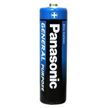 Panasonic Батарейки комплект 4 шт., PANASONIC AA R6 (316), солевые, пальчиковые, в пленке, 1.5 В (13 штук)