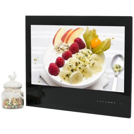 AVEL Встраиваемый Smart телевизор для кухни AVS240KS (черная рамка)