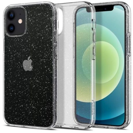 Чехол Spigen Liquid Crystal Glitter (ACS01741) для iPhone 12 mini (Clear)